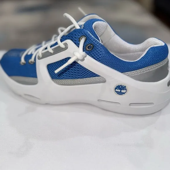 RARE Timberland Water Evacuation System Blue Sneakers Shoes- Men's Size 11