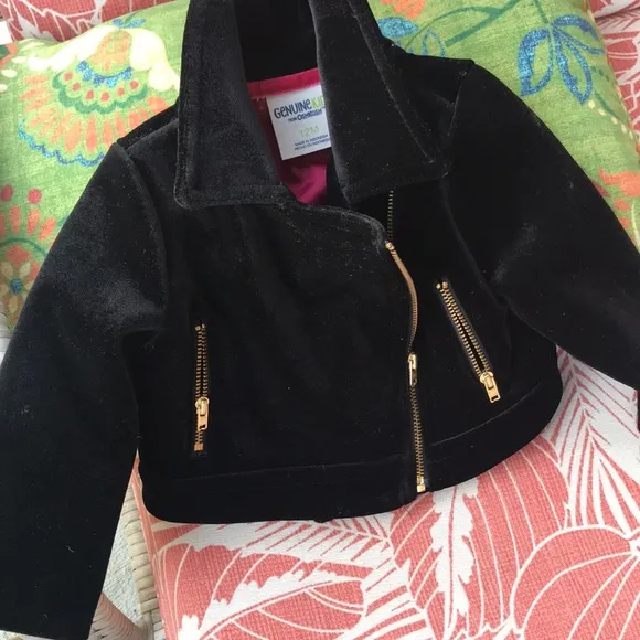 Rare❣️Oshkosh Bikers Jacket 12 month shoes size 4
