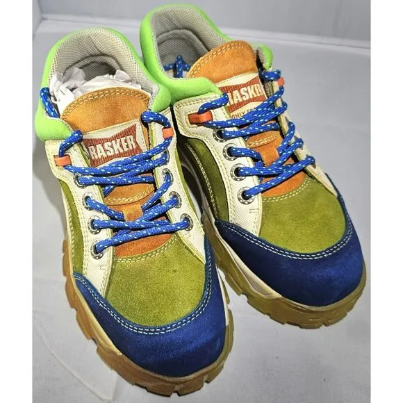 Rasker Only For Rebel Women’s Multicolor Suede Game Resistant Sneaker Size 8.5