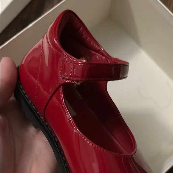 Red Patent Leather Kids Shoes