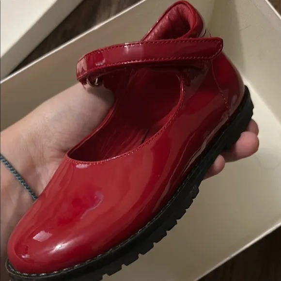 Red Patent Leather Kids Shoes