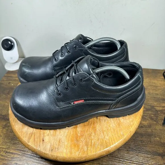 Red Wing Black Oxford Oil Slip Resistant Mens Size 12 Shoes Sneakers 6633