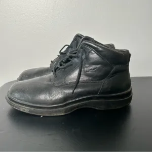 Red Wing Boots Mens 10.5 Black Chukka Leather Slip Resistant Shoes Workwear 8661