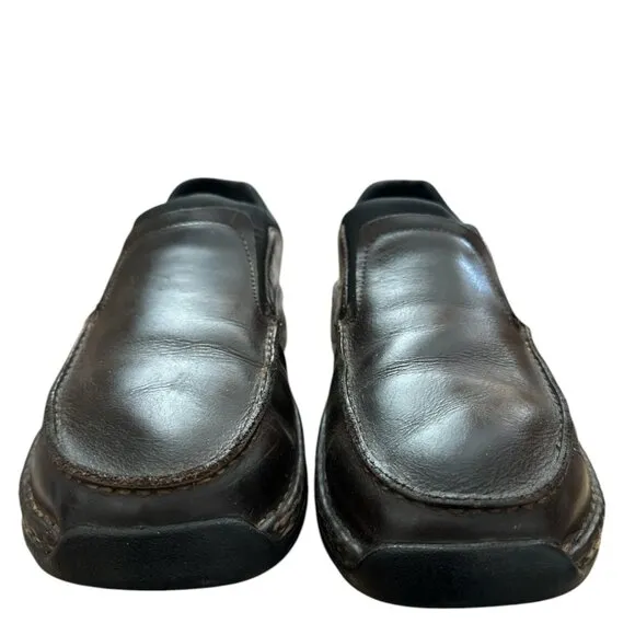 Red Wing Leather Slip on Shoes Men's size 11.5 Style 4054 Brown Slip Resistant