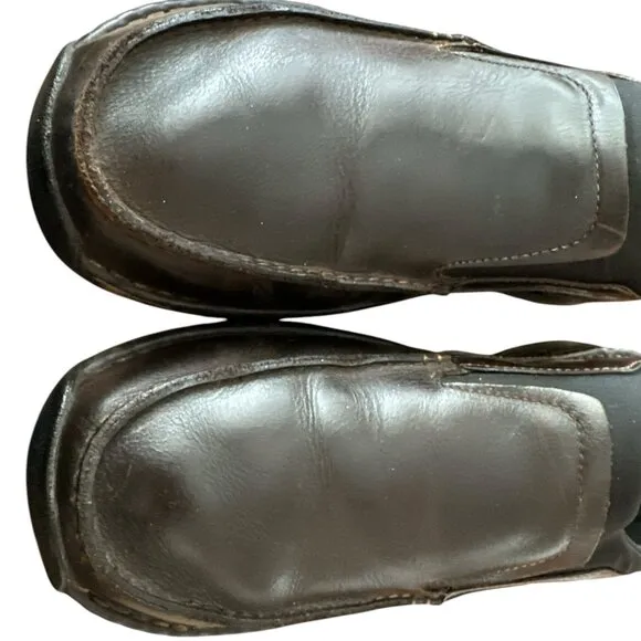 Red Wing Leather Slip on Shoes Men's size 11.5 Style 4054 Brown Slip Resistant