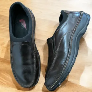 Red Wing Leather Slip on Shoes Men's size 11.5 Style 4054 Brown Slip Resistant