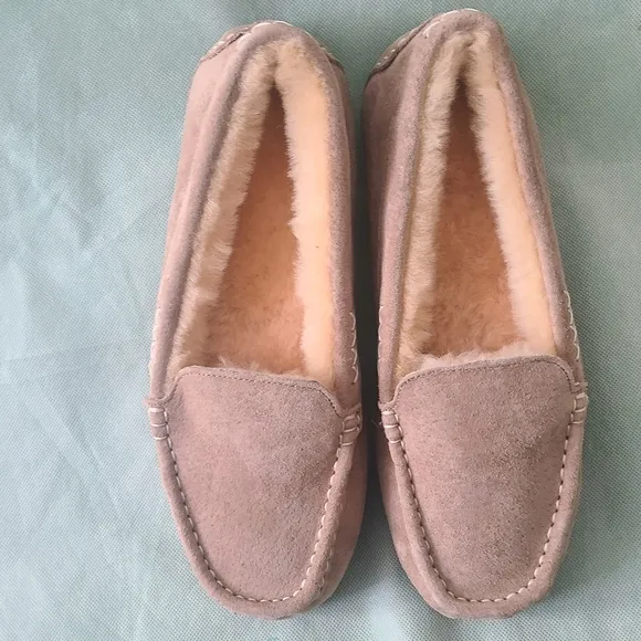 Red Wing Shoes Women's Bella Leather/ Fur Slippers Sz  12