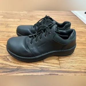 Red Wing Women’s Steel Toe Safety Shoes Size 9 Black Lace Up Leather