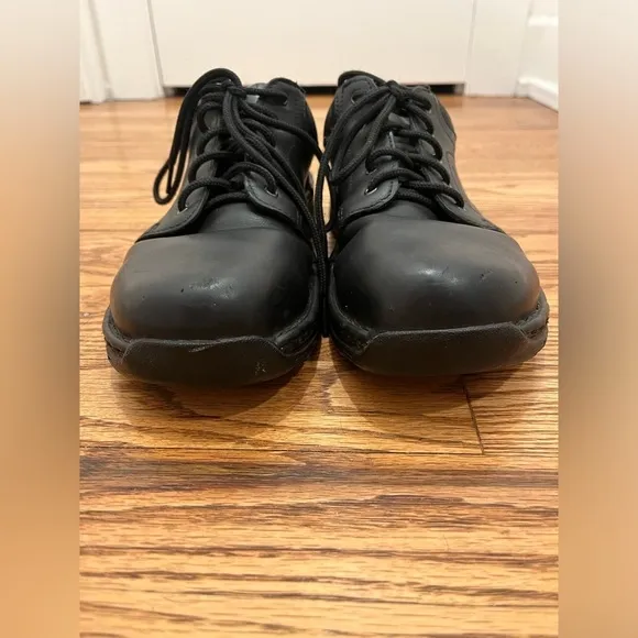 Red Wing Women’s Steel Toe Safety Shoes Size 9 Black Lace Up Leather