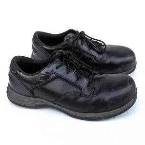 REDWING 6712 Mens black leather safety toe loafers sneakers Work Shoes