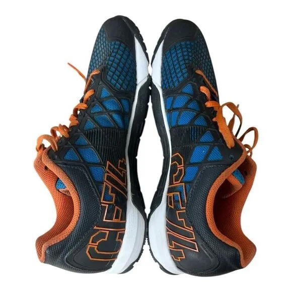 Reebok CF74 Men Shoes Cross Fit Sneakers Running Black Blue Orange Size 6.5