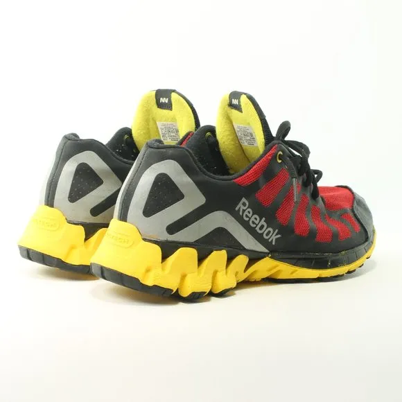 Reebok Cross Trainer Sneaker Women's 6-6.5 Men's Size 5 EU 36.5 Red Yellow Black