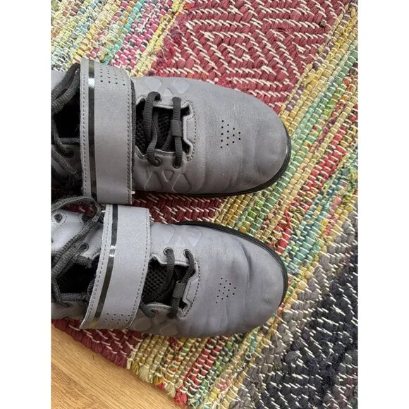 Reebok Lifter PR 22mm Men's Cross Trainer Gray Weightlifting Shoes 10.5