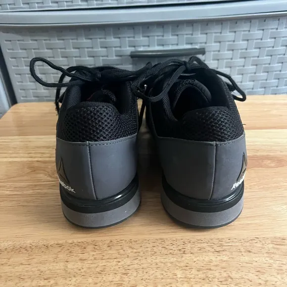 Reebok Lifter PR Men's Gray/Black Weightlifting Cross Trainer Shoes BD2631 Sz 10