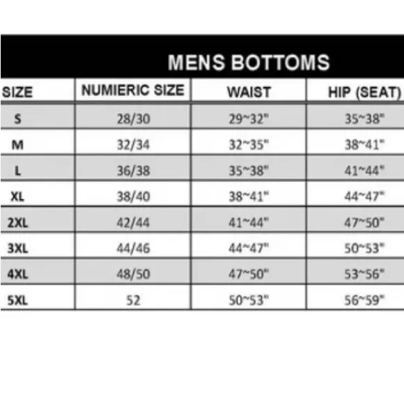 Reebok Men’s 2XL Sport Athletic Pants