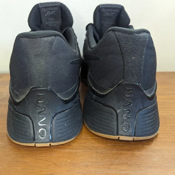 Reebok Men's Nano X4 Black Training Shoes Lightweight Breathable Size 11.5