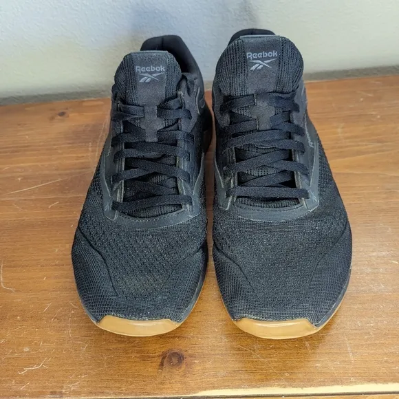Reebok Men's Nano X4 Black Training Shoes Lightweight Breathable Size 11.5
