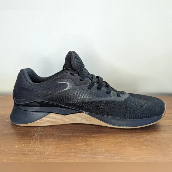 Reebok Men's Nano X4 Black Training Shoes Lightweight Breathable Size 11.5