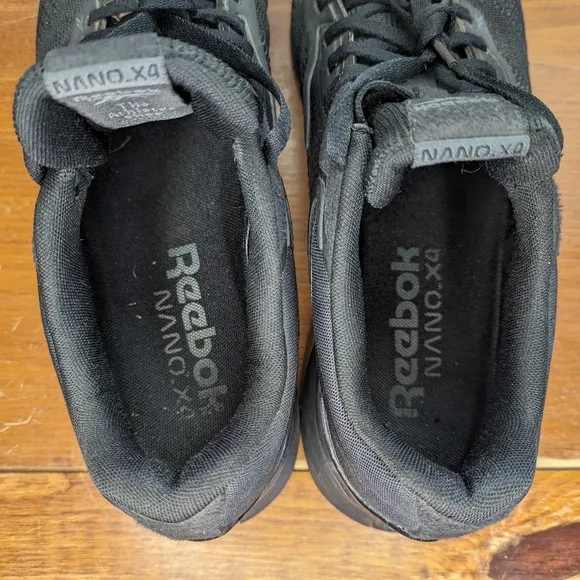 Reebok Men's Nano X4 Black Training Shoes Lightweight Breathable Size 11.5