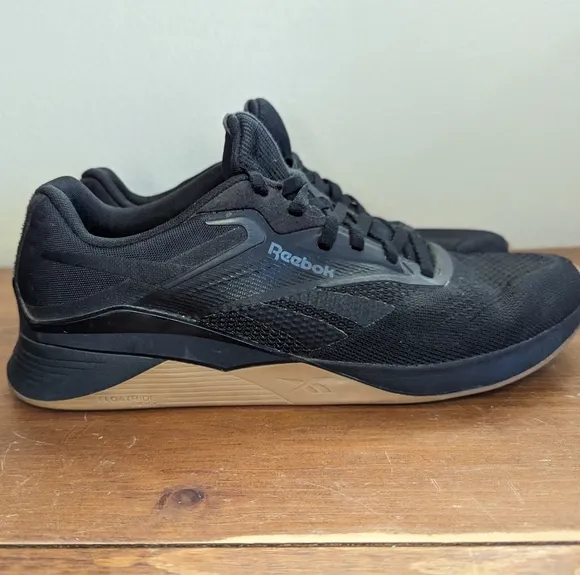 Reebok Men's Nano X4 Black Training Shoes Lightweight Breathable Size 11.5