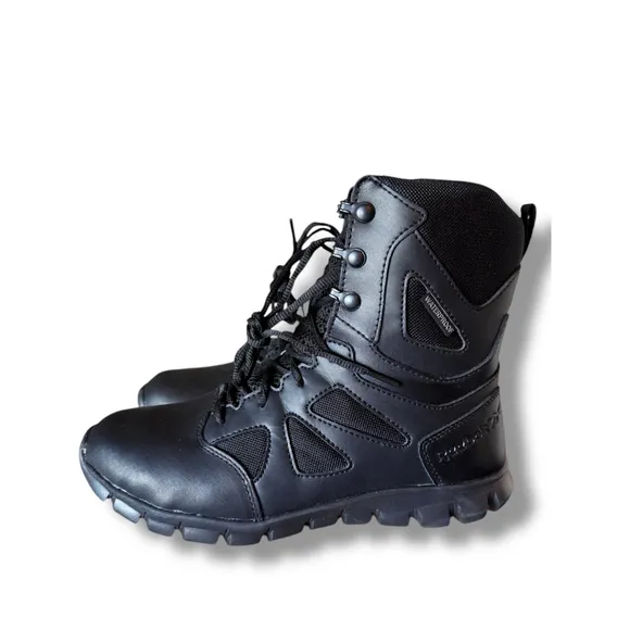 Reebok Mens Tactical Waterproof 8&quot; Sublite Cushion Work Boots 9W men 11 women's
