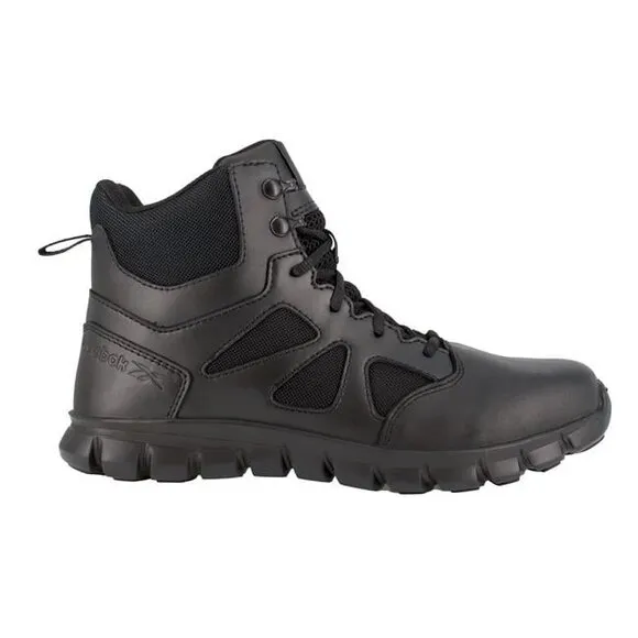 Reebok Mens Tactical Waterproof 8&quot; Sublite Cushion Work Boots 9W men 11 women's