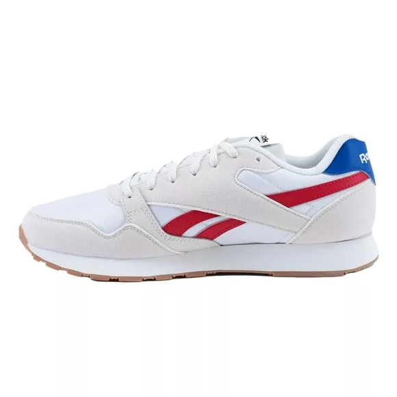 Reebok Men's Ultraflash Running Sneaker In Chalk, Red, Blue Size 10.5