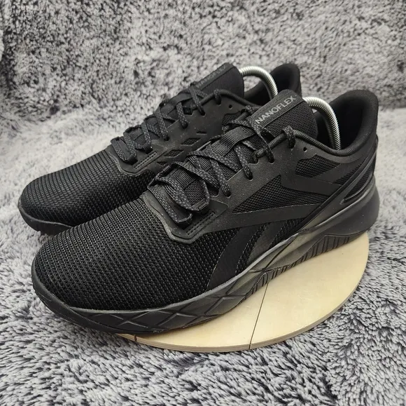 Reebok Nanoflex TR Shoes Cross Trainer Weightlifting Black Men's Size 10.5