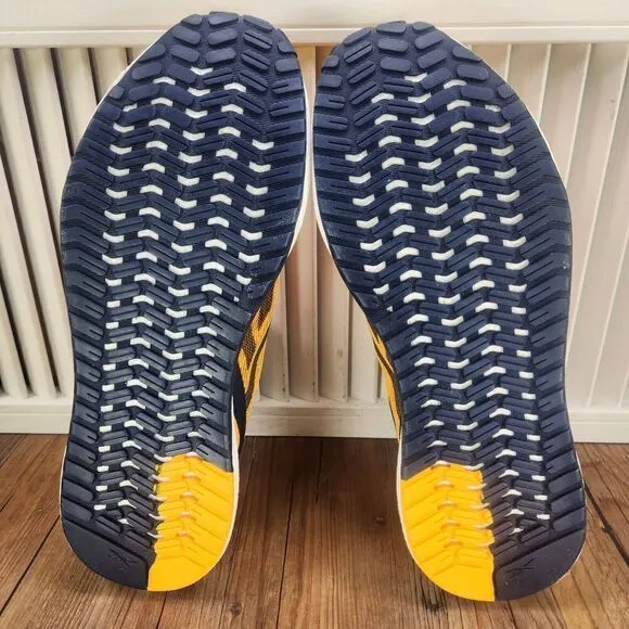 Reebok Speed 21 TR Men Sz 10 Yellow Athletic Gym Workout Trainers Sneakers Shoes