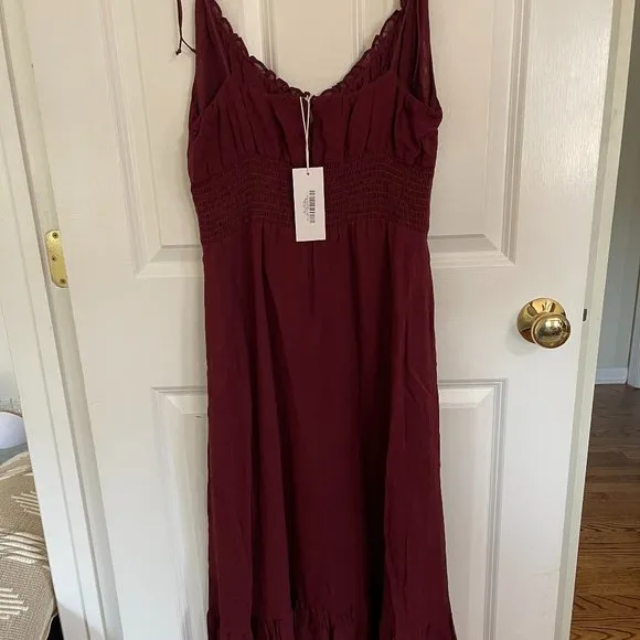 Reformation Juliette Dress in Plum Size 12