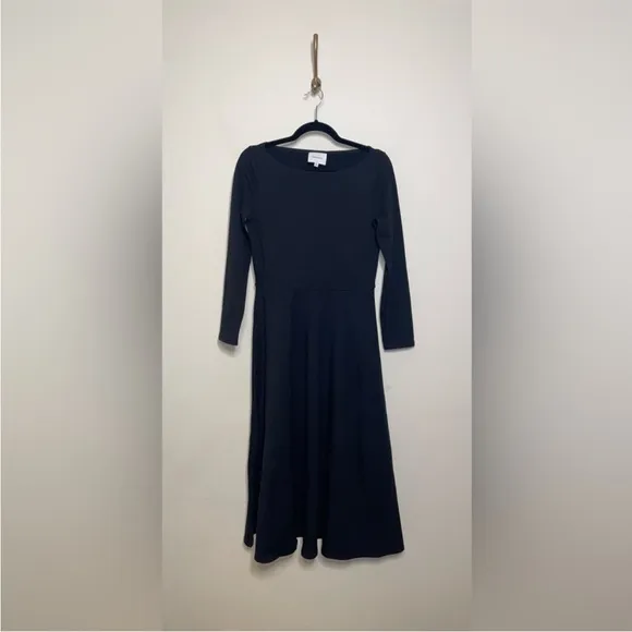 Reformation Wiley Knit Dress in Black