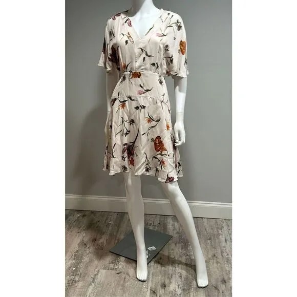 Reiss Floral Printed Day Dress Size 4