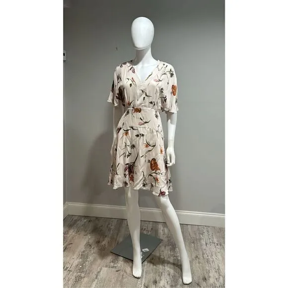 Reiss Floral Printed Day Dress Size 4