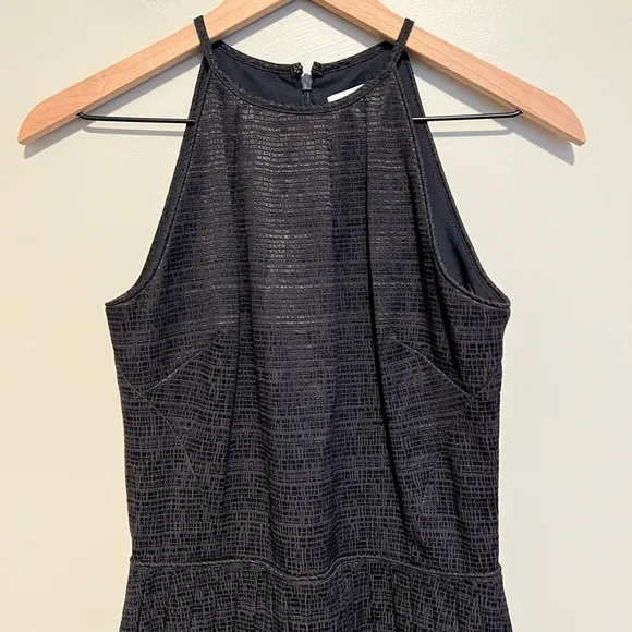 REISS Marelle Textured Pleated-Skirt Dress Women’s Size 2
