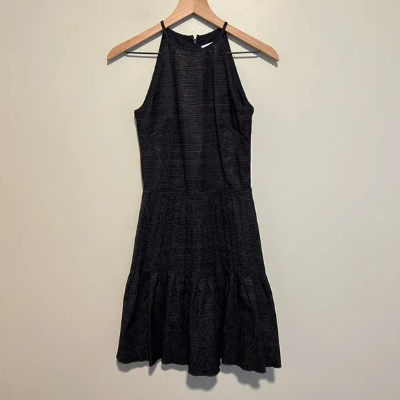 REISS Marelle Textured Pleated-Skirt Dress Women’s Size 2