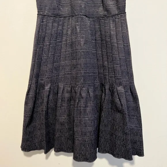 REISS Marelle Textured Pleated-Skirt Dress Women’s Size 2
