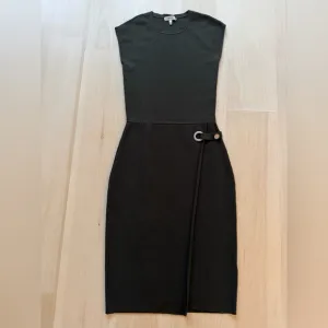 Reiss Thea Slim Fit Faux Wrap Skirt Knit Dress