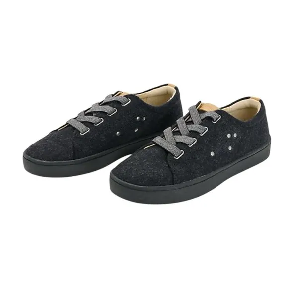 Revitalign Women's Malibu Sparkle Black Slip On Orthopedic Sneakers Size 8.5