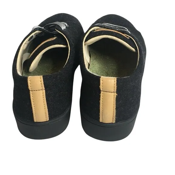 Revitalign Women's Malibu Sparkle Black Slip On Orthopedic Sneakers Size 8.5