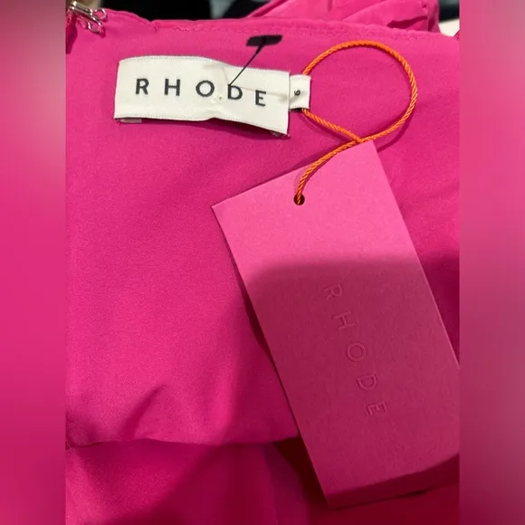 Rhode Suzette Dress in Malibu Pink NWT