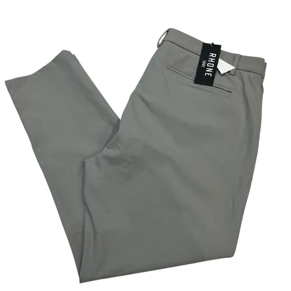 Rhone Gotham Pant Mens 40 Griffin Gray Slim Fit Dress Performance Stretch Golf