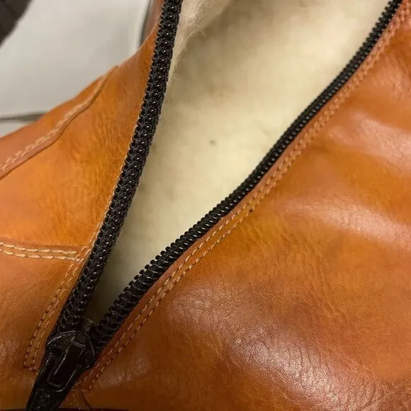 RIEKER Tall Heeled Winter Boots Brown 37