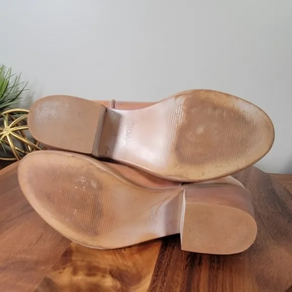 Roan by Bed Stu Malaysia Mid calf Leather Western Boho Boots Size 7