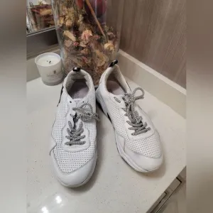 ROBERTO CAVALLI SNAKESKIN LEATHER TENNIS SHOES 43 MEN'S