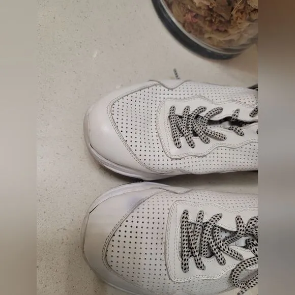 ROBERTO CAVALLI SNAKESKIN LEATHER TENNIS SHOES 43 MEN'S