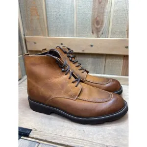 Rockport Mens Waterproof Tan Leather Dress Boots Smart Size 9M