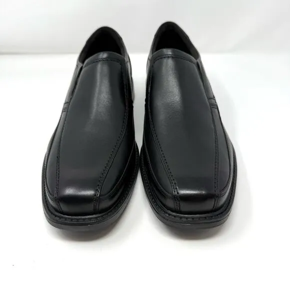 Rockport Style Leader 2 Bike Toe Slip On Shoe 12 Wide Black Loafer A13019