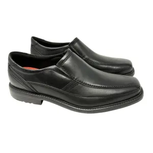 Rockport Style Leader 2 Bike Toe Slip On Shoe 12 Wide Black Loafer A13019