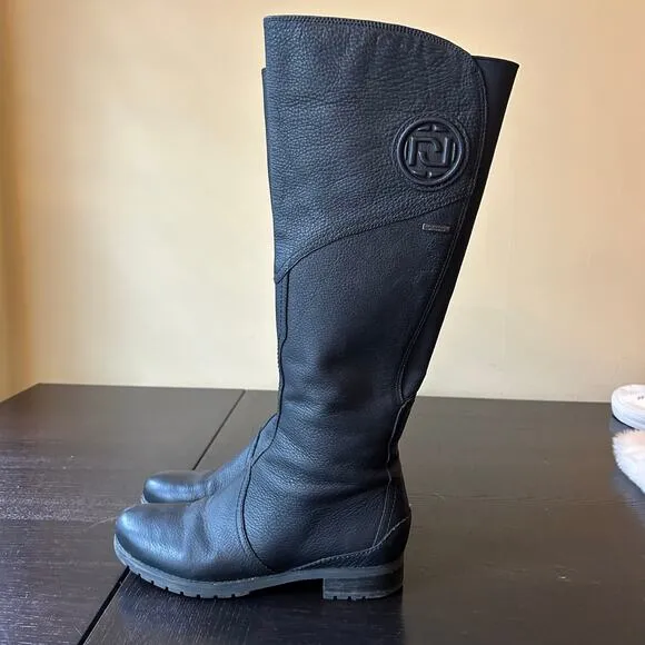 Rockport Tristina gore hydro-Shield leather Knee High Boots women’s 6.5