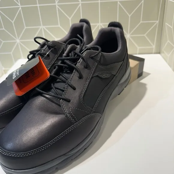 Rockport Works Black Steel Toe Slip Resistant Men's Sz 11.5 - NWT